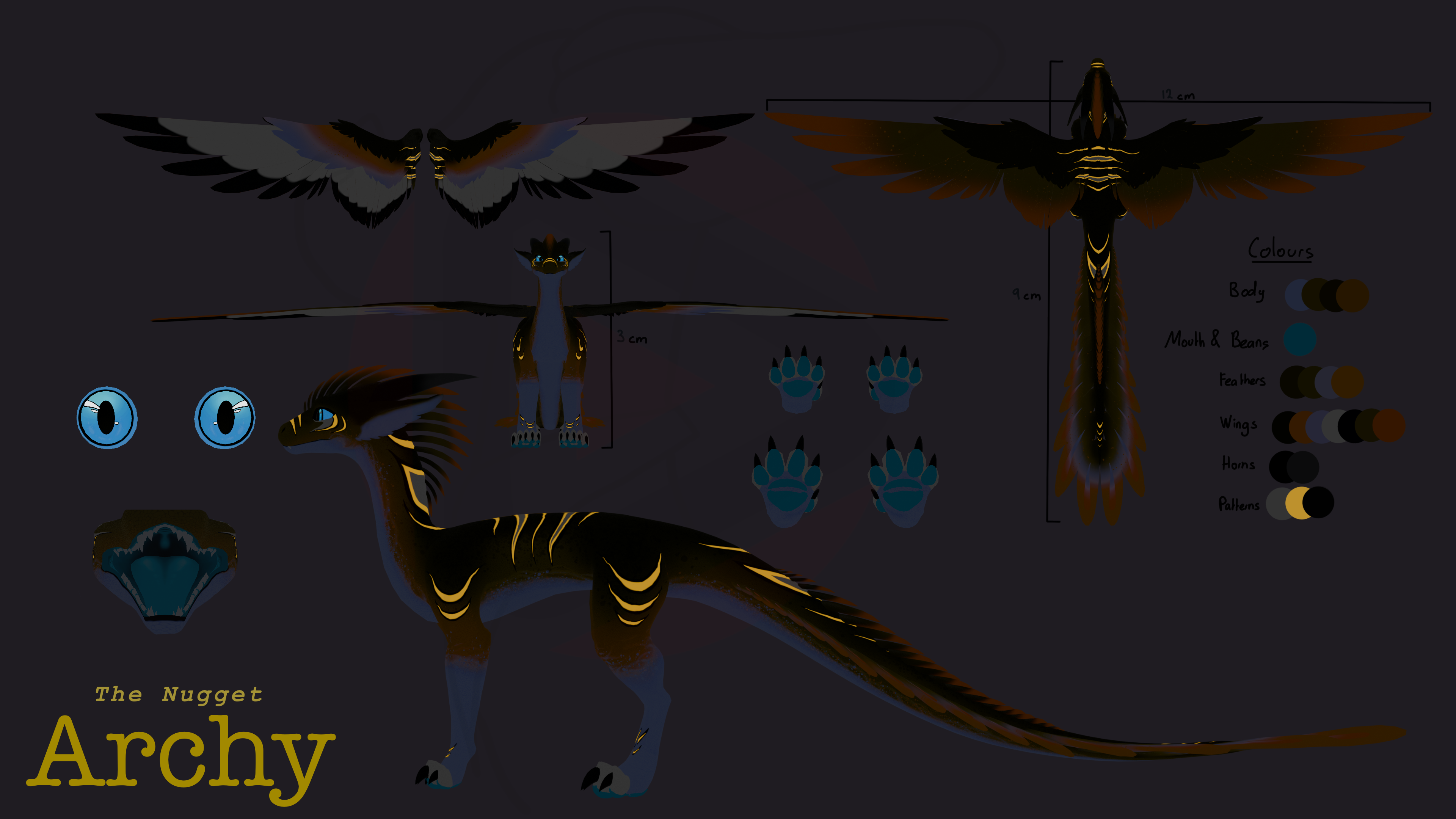 Archy Reference Sheet Dark